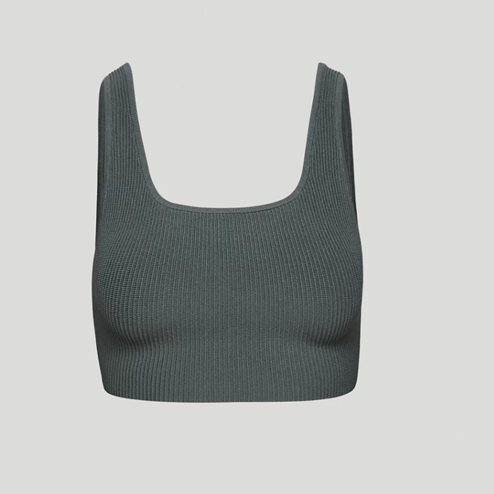 ARITZIA | Babaton Sculpt Knit Squareneck Cropped Tank